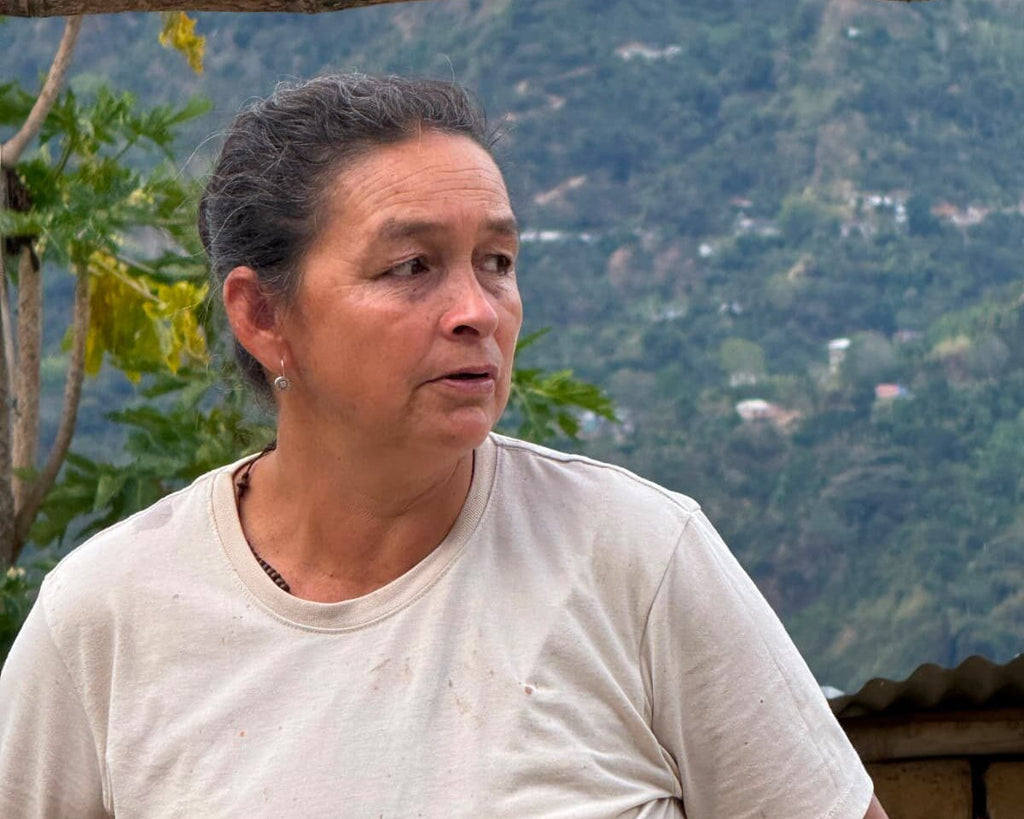 Edy Martínez at her farm El Mirador in Nariño, Colombia
